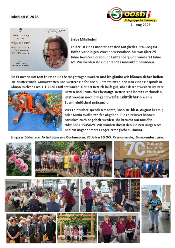 Infoblatt 6 / 2026 Infoblatt 6 / 2026