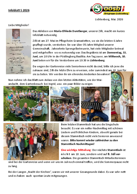Infoblatt 5 / 2026